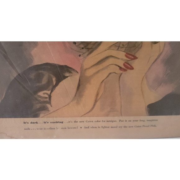 Vintage Cutex Ad Print - Picture 2 of 2
